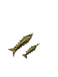 Moveable Fish Pendant Set Of 2