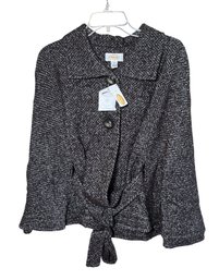 Talbots Sleeveless Wearable Blanket Sweater Size Medium Brand New! (BR1)