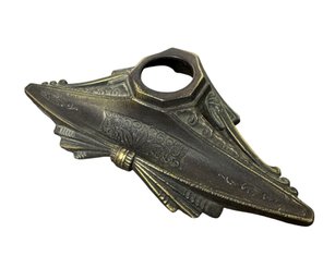 French Art Deco Antique Inkwell & Pen Rest