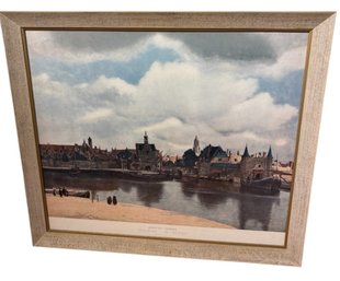Johannes Vermeer (1632-1675) View Of DELFT Framed Art Print (br3)