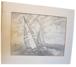 Allen Hawks Americas Cup Art Print (br5)