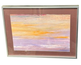 Original Signed & Framed Abstract Painting