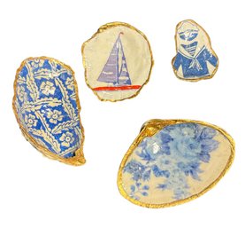 Gilded Decoupage Sea Shells