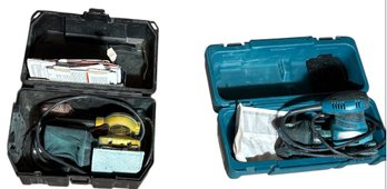 Milwaukee And Dewalt PowerSander Pair (b)