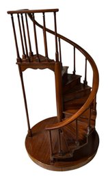 Maitland Smith Wooden Spiral  Staircase Model