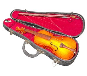 Salesman Sample Small Violin & Case