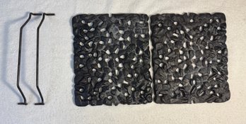 Vintage Jenn Air Cast Iron Lava Rock Grate Press Plate