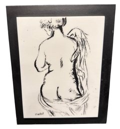 Aristide Maillol (1861-1944) Nude Woman Art Print