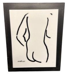 Henri Matisse (1869-1954) Nude Brush Drawing Art Print