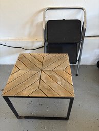 Table And Step Ladder.  (G)