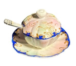 Japanese Bone China Sugar Bowl
