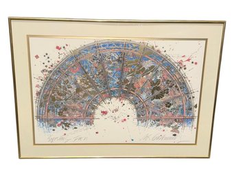 William Gatewood Spring Fan Framed Lithograph