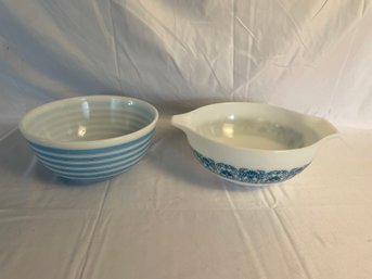 Two Pyrex Bowls