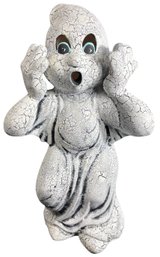 Light Up Ceramic Ghost Statue, Works!