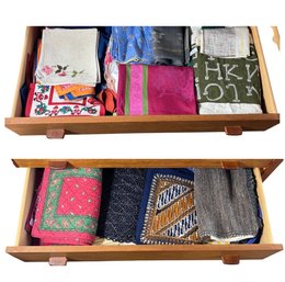 Two Drawers Full Of Linens, Cloths, And Place Mats(DR)