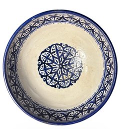 Moroccan Fez Hanging Decorative Pottery Bowl(O)