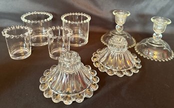 Candlewick Candle Holders And Votives (DR)