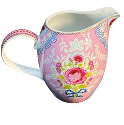 Pip Home Pink Floral Pitcher
