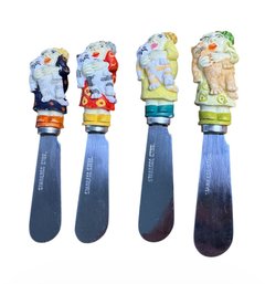 Cat Lady Spreading Knives 4pc Set (K)