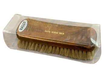 Bally 100 Percent Horse Hair Brush Made In Switzerland New!