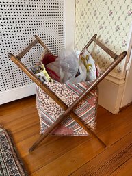 Knitting Caddy, Yarn, Needles