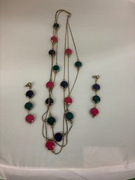Jewelry Set-necklace And Earrings