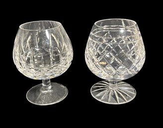 Pair Of Waterford Brandy Glasses