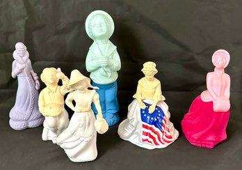 6 Avon Perfume Vintage Bottles (gbr2)