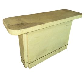 Italian Style Gold Rim Console Table (B)