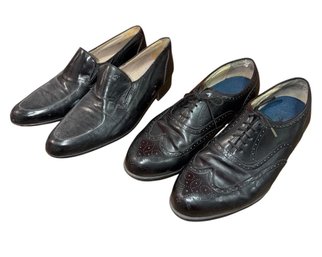 Pierre Cardin & Florsheim Italy Mens Leather Shoes Size 10.5