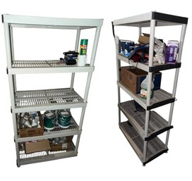 Garage Utility Storage Shelving Pair (G)