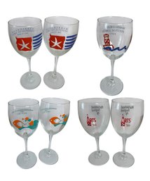 Marblehead Festival Of The Arts Wine Glasses 7pc (K)