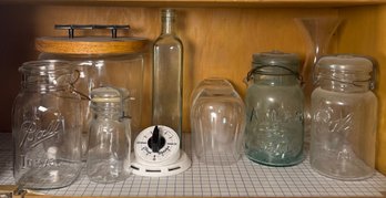 Cabinet Full Of Assorted Glassware (K)