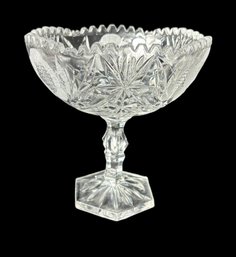 Genuine Crystal Pedestal Candy Bowl
