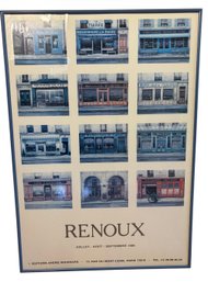 Jules Ernest Renoux(1863-1932) French 1980s Framed Exhibition Poster(K)