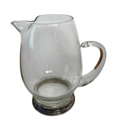Wallace Sterling Silver Base Cocktail Pitcher (K)