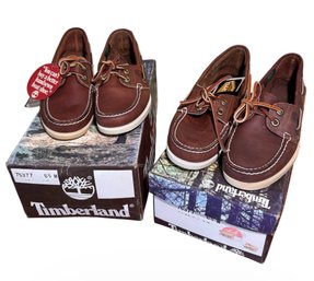 Timberland Ladies Boat Shoes Size 6.5 2pc (BR1)