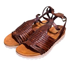 Eileen Fisher Toffee Ankle Strap Sandals Size 7 Brand New! (BR1)