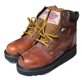 Dickies Womens Brown Leather Boots Size 7 (BR1)