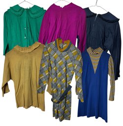 David Smith & Other Assorted Vintage Ladies Tops 6pc (BR2)