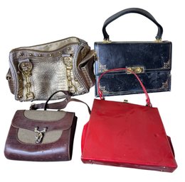 Cameo Room, Tally Ho & Assorted Vintage Purses 4pc (BR2)