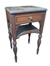 A.C. Norquist Co Solid Wooden One Drawer Side Table (BR2)