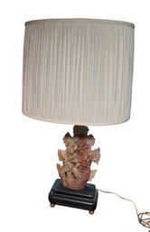Chinese Soapstone Table Lamp (BR2)