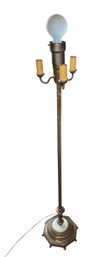 Marble & Brass Torchiette Floor Lamp (B2)
