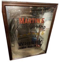 Martins Old Highland Whiskey Large Mirror (MR1)