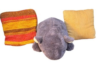 Wombat Stuffed Animal & Decorative Throw Pillow Pair