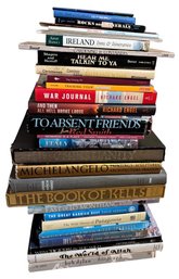 Stack Of Assorted Books Art, World Travel Etc 30pc (LR)