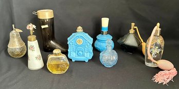 8 Perfume Vintage Bottles (gbm1)