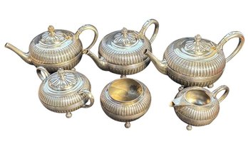 Silver Plated Tea Set 6pc
