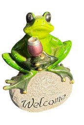 Ganz Welcome Frog Figurine